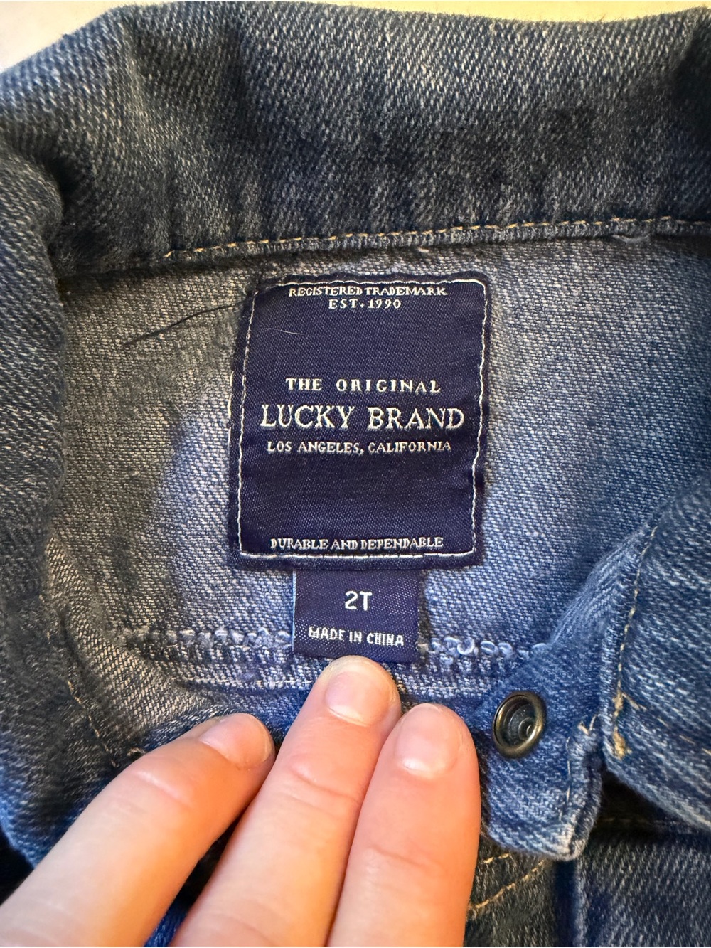 Lucky Brand Dark Blue Denim Jeans